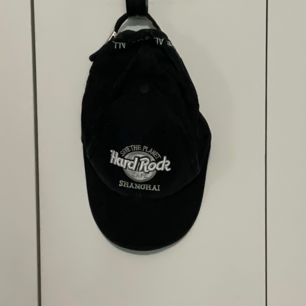 Hard Rock Cafe Shanghai Save the Planet Love all Serve all baseball cap hat - Picture 1 of 4